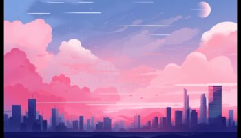 Skyline în pastel: crearea de desene moi și vibrante de peisaj urban