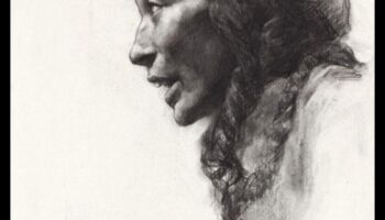 Realism de cărbune: portrete și scene realiste